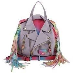 Colorful Fringe Women's Backpack